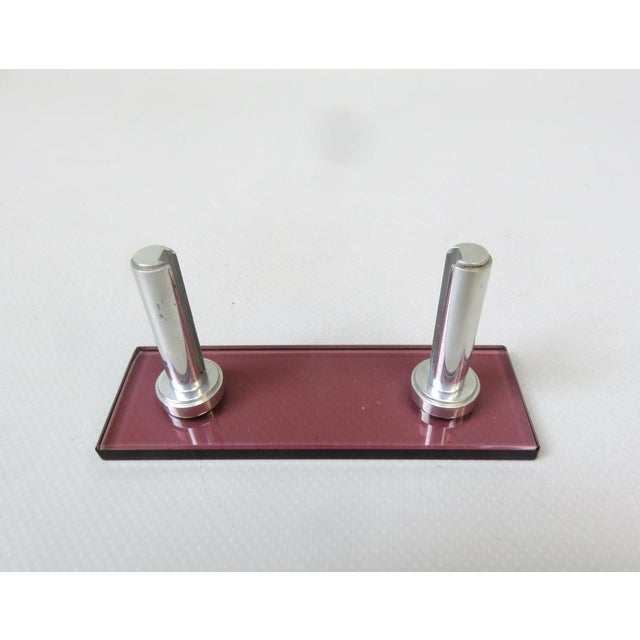 Art Deco Picture Frame in Glass & Aluminum, 1920s For Sale - Image 9 of 16