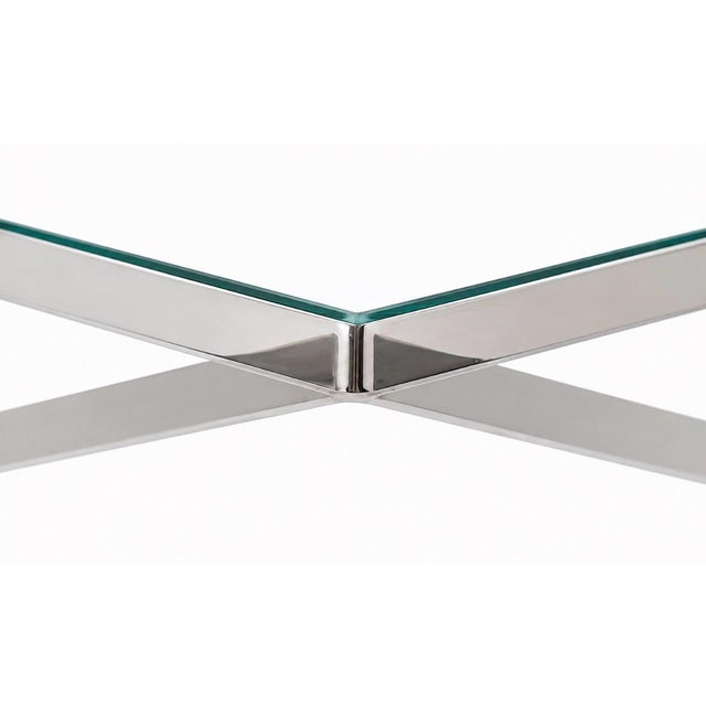 Bauhaus Vintage Barcelona Coffee Table by Ludwig Mies Van Der Rohe for Knoll International, 1970s For Sale - Image 3 of 4