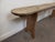 Brown Rustic Oak Bench, 1920s For Sale - Image 8 of 18