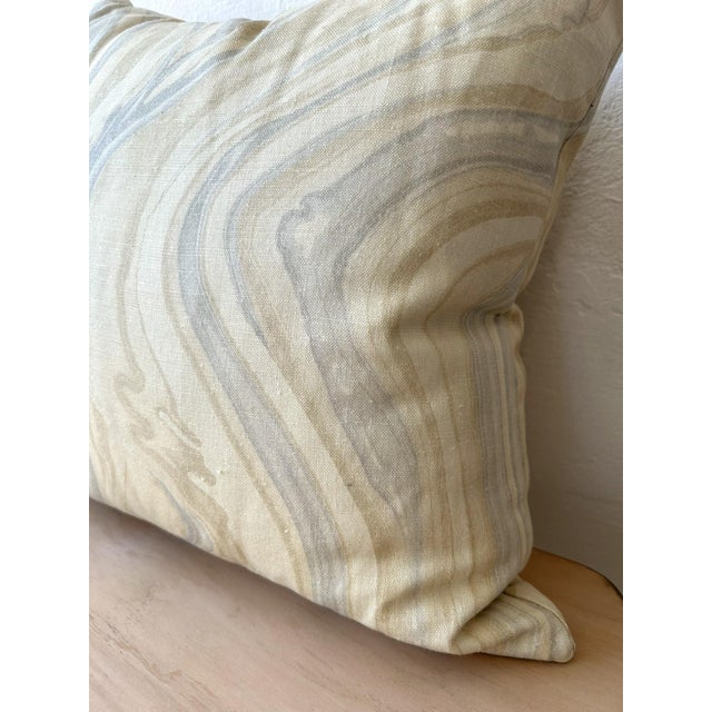 Modern Toss Pillow in Kelly Wearstler Fabric For Sale - Image 3 of 4