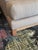 SVN Interiors Bespoke Tailored Taupe With Oak Wood Sofa For Sale - Image 9 of 12