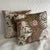 Custom Quadrille Linen Boxed Pillows With Samuel and Sons Tape- A Pair For Sale - Image 9 of 10