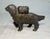 Figurative Antique Early 1900's Cast Iron St Bernard Dog Pack Still Coin Bank a.c. Williams For Sale - Image 3 of 9