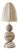 Edison Brown & White Marble Table Lamp by Henry Holland Studio For Sale
