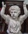 Sculpture Materials Putto with Raised Arms, 1800s, Plaster For Sale - Image 7 of 8
