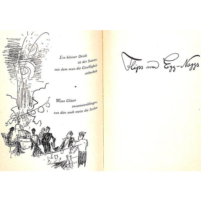 White "Der Mixbecher Ein Cocktail-Buch" 1952 Rosenow, Conrad Und Prosel, Theo For Sale - Image 8 of 12