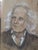V. D. Henneveld, Portrait of Leo Ferre, 1950s, Pastel & Charcoal on Paper, Framed For Sale - Image 4 of 7