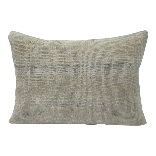 Beige & Blue Decorative Pillow Cover For Sale