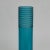 Modern Vintage Post Modern Towering Art Glass Vase in Aqua Blue Color For Sale - Image 3 of 7