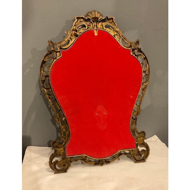 Italian Mirror in Brass, 1960 For Sale - Image 9 of 12