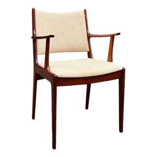 Armchair in Rosewood with Wool by Johannes Andersen for Uldum Møbelfabrik For Sale