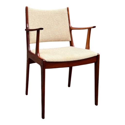 Armchair in Rosewood with Wool by Johannes Andersen for Uldum Møbelfabrik For Sale