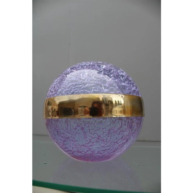 Ball-Shaped Vase by Taddei, 1970s For Sale - Image 9 of 11