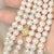 Traditional Diamond Akoya Pearl Necklace 14k Gold Certified For Sale - Image 3 of 9