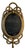 19th Century Giltwood Rope-Twist Oval Mirror For Sale