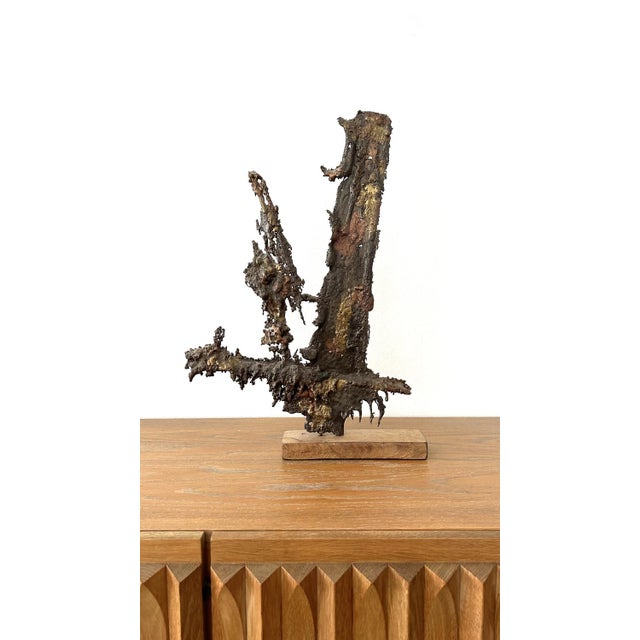 1960s Vintage Brutalist Sculpture, 1960 For Sale - Image 5 of 7