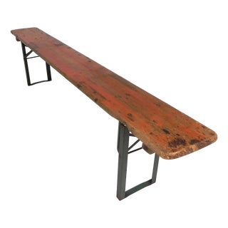 Folding Bench for Terrace, 1960s For Sale