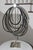 Hand Blown Glass Lasso Art Glass Sculpture W/ Chrome Stand For Sale - Image 14 of 15
