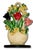 1930s Hard to Find 1930s Hubley MFG Co. Tulips & Hyacinths Flower Basket Cast Iron Doorstop in Pristine Cond. For Sale - Image 5 of 18