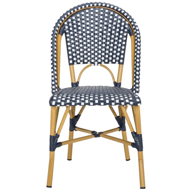 Whether your style is country or coastal, the indoor-outdoor stacking side chair from is a colorful solution to extra...