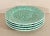 Bordallo Pinheiro Vintage Bordallo Pinheiro Fruit Green 7.75" Salad Plates- Set of 4 For Sale - Image 4 of 4
