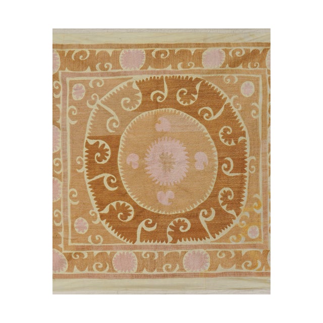 1960s Hand Embroidered Uzbek Suzani - Wall Decor For Sale - Image 5 of 15