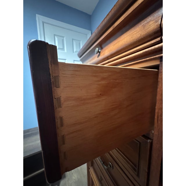 Transitional 1990s Lexington Chez Michelle Armoire Chiffoniere Wardrobe For Sale - Image 3 of 5