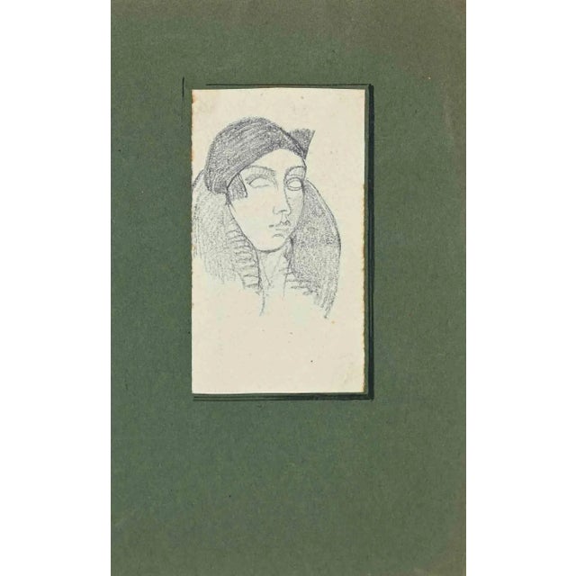 Portrait is a pencil drawing on paper realized in the early 20th Century Good Conditions. The artwork is depicted through...