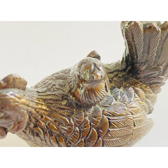 Set of 3 Animals Sculptures Bronze Black Brown Color, France, 1900, 1890s, Set of 3 For Sale - Image 4 of 18