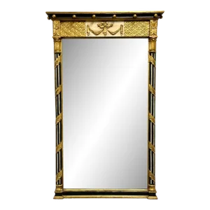 Hollywood Regency Giltwood Mirror, Wall / Console Mirror, Made in Italy