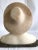 Alabaster 1940s Alabaster Bust Of A Young Woman On A Marble Base For Sale - Image 8 of 12