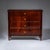 Biedermeier writing chest veneered in mahogany with three drawers and a fall-front writing compartment. The interior is...