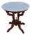 Late 1800s Victorian Eastlake Marble Top Carved Side Table 6909 For Sale
