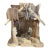 Vintage Hand-Carved Olive Wood Nativity With Integrated Stable – Holy Land- Bethlehem For Sale