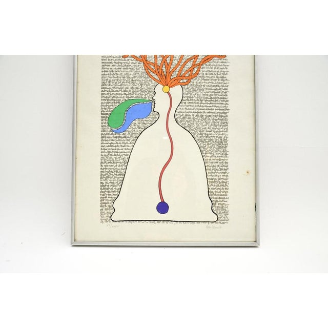 1970s Peter Schmidt, Flowing in the Right Direction, 1971, Lithograph, Framed For Sale - Image 5 of 9