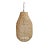 Raw Rattan Bottle Pendant Lantern Small For Sale
