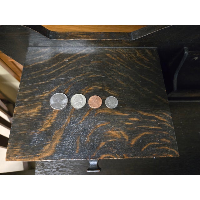 Wood Marked Down--1910s Oscar Onken Co. Arts & Crafts-Style Writing Desk For Sale - Image 7 of 10