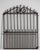19th Century France Charcoal Wrought Iron Gate For Sale - Image 15 of 15