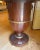 This rare antique Biedermeier walnut occasional/center table jardinere is a stunning piece of furniture with an oval...
