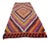 1970s Vintage Handmade Turkish Kilim Runner 4′2″ × 10′9″ For Sale
