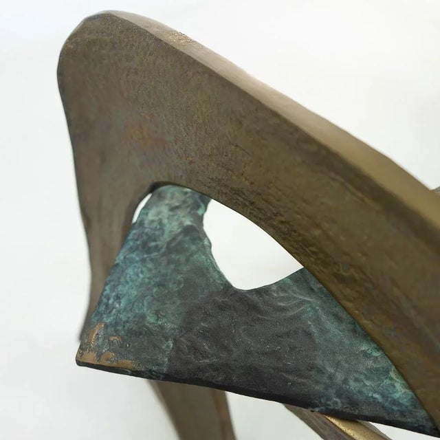 Swiss Brutalist Glass Top Coffee Table, 1980s For Sale - Image 10 of 13