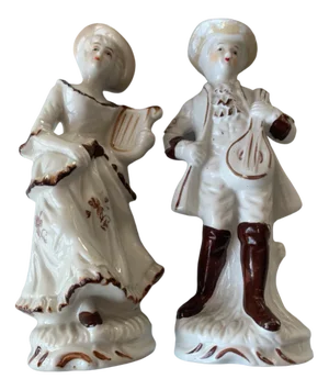 Ceramic Figurines, Set of 2
