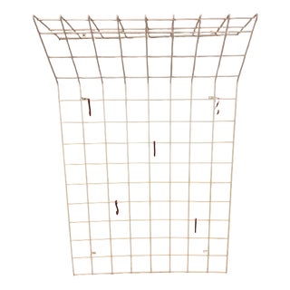 Wall Mounted Coat Rack by Karl Fichtel for Drahtwerke Erlau AG Aalen, Germany, 1950s For Sale