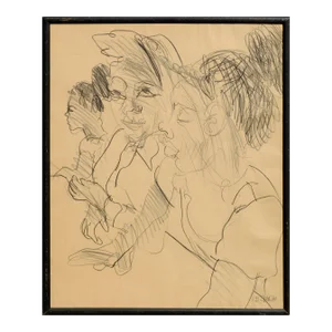 1977 Girls at the Lunch Counter by Allie William Skelton