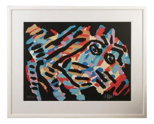 Karel Appel, Composition, 1960s, Lithograph