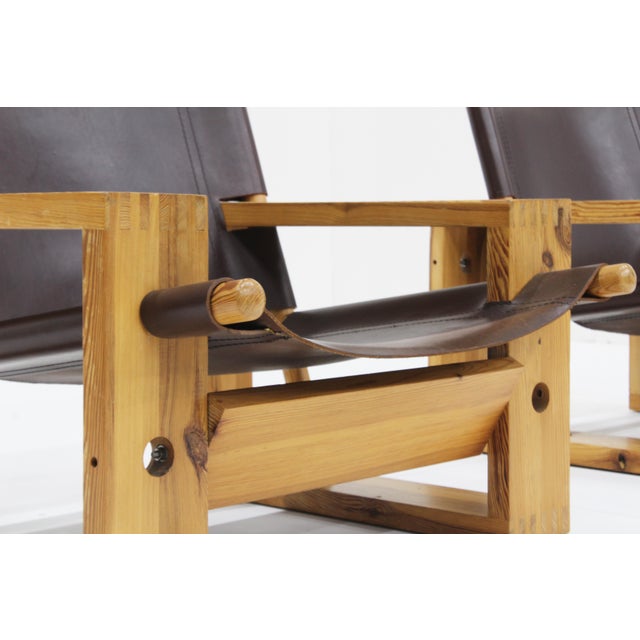 Wood Lounge Chairs by Ate Van Apeldoorn for Houtwerk Hattem, Netherlands, 1960s, Set of 2 For Sale - Image 7 of 12