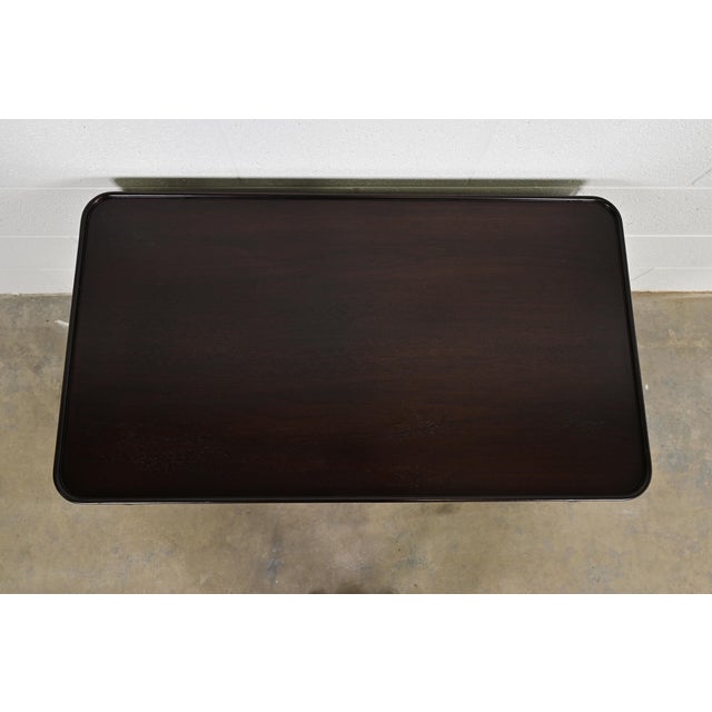 Barbara Barry for Baker Furniture French Regency Dark Mahogany Console or Side Table For Sale - Image 9 of 14