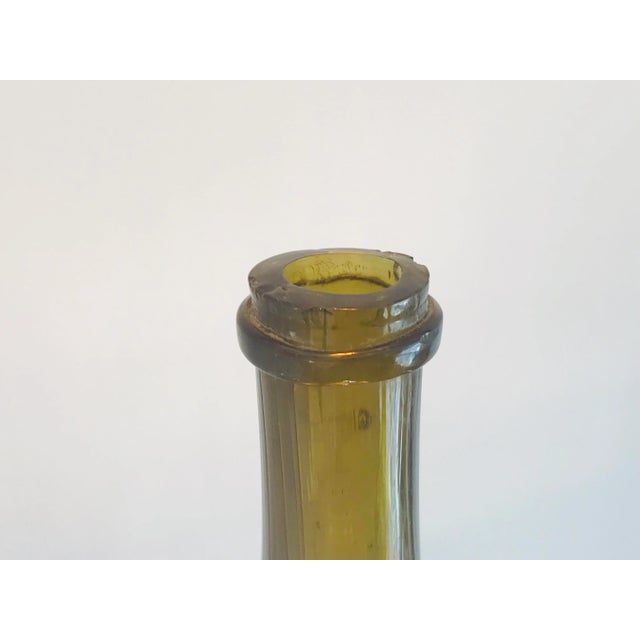19th Century French Blown Glass Wine Bottle For Sale - Image 9 of 11