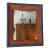 Folk Art Painted Wall Mirror For Sale
