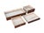 Asian Inspired Asymmetrical Light Brown Shelving Display Cabinet Divider For Sale - Image 9 of 10